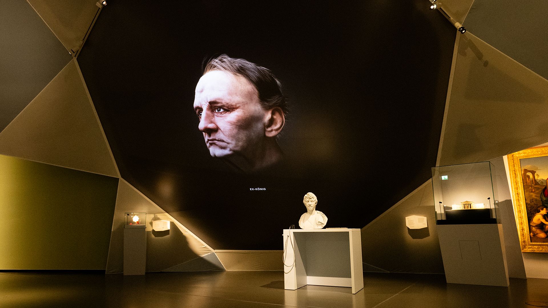 3D-Nachbau des Kopfs Ludwigs I.